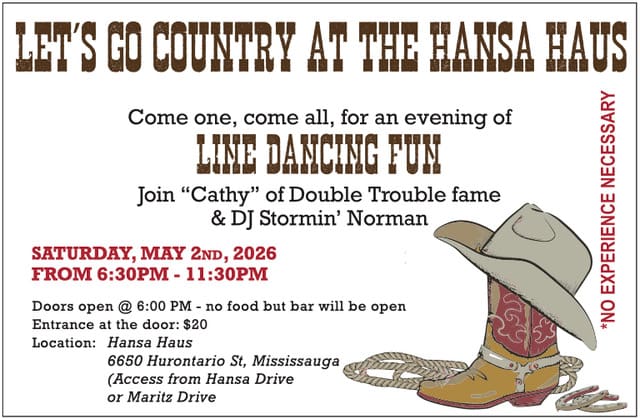 New Line Dancing Flyer - May 2nd