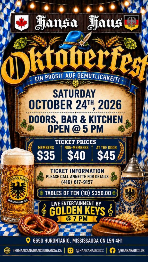 Hansa Haus Oktoberfest Celebration Poster